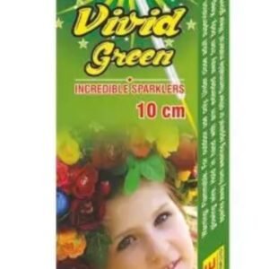 10 CM GREEN SPARKLES